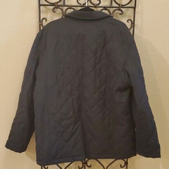 TASSO ELBA Charcoal Quilted Men's Jacket - XLarge - Picture 2 of 8